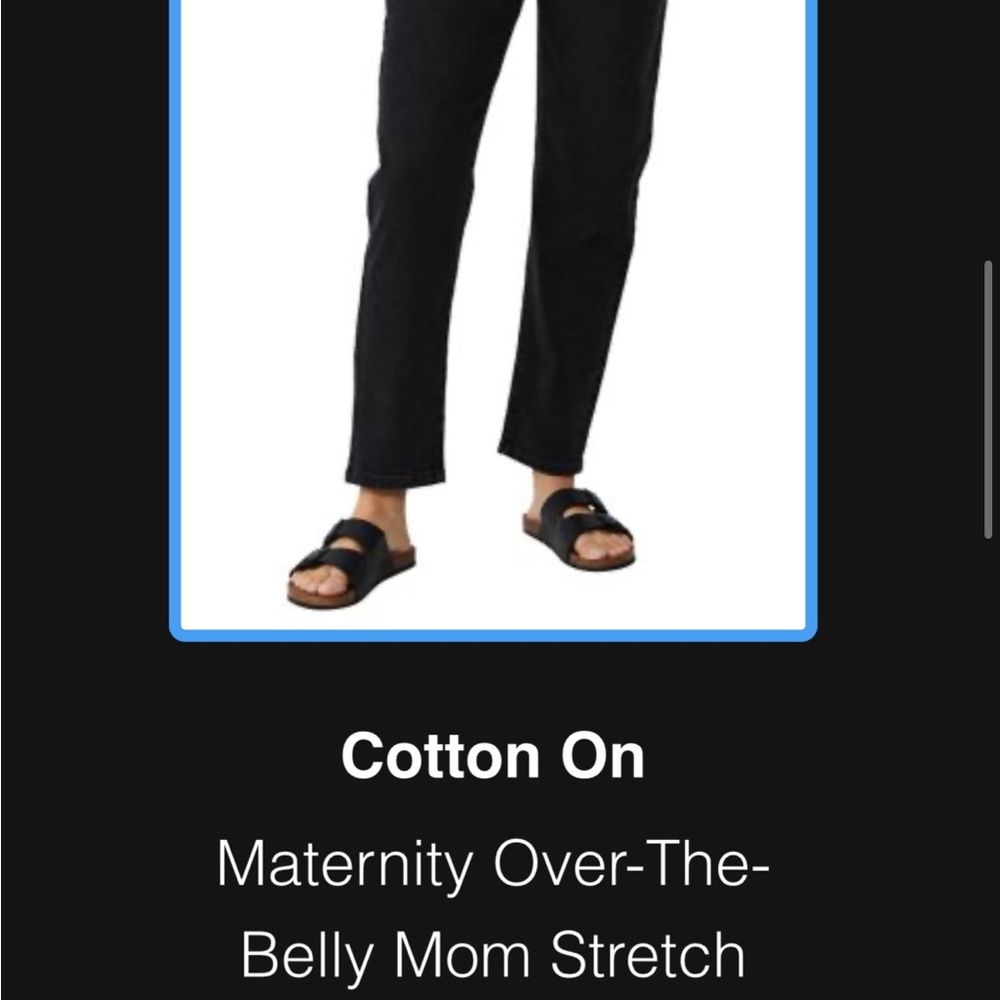 Black Maternity Jeans